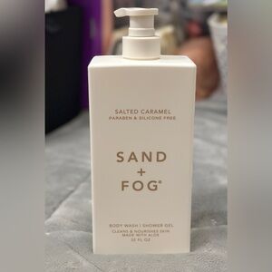 Sand + Fog Salted Caramel Body Wash- gluten free, nourish, hydrated, 32 oz.